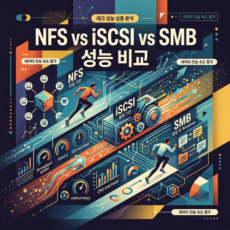 ai thumbnail poster NFS vs iSCSI vs SMB 성능 비교 1787622014