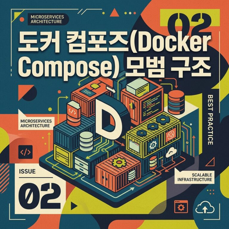 ai thumbnail poster 도커 컴포즈Docker Compose 모범 구조 1787621647