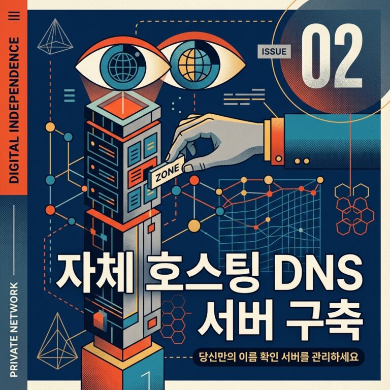 ai thumbnail poster 자체 호스팅 DNS 서버 구축 1787180536